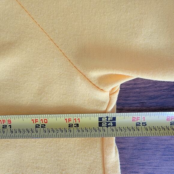 Todays Outfit Oversized T-Shirt Sneakers Butter Yellow Sz 3XL Loungewear Casual - Picture 4 of 7